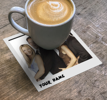 Posavasos con foto y nombre personalizable - TenVinilo