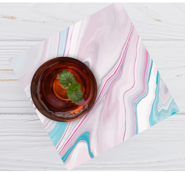 Posavasos con patrones de colores enredados - TenVinilo
