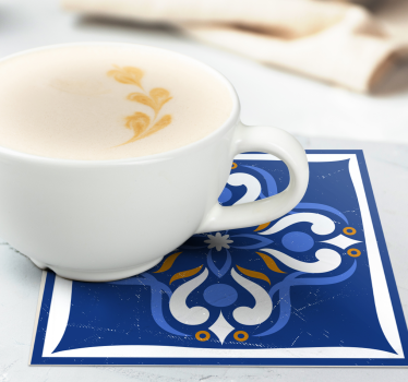 Posavasos de azulejos Azulejo mediterráneo clásico - TenVinilo