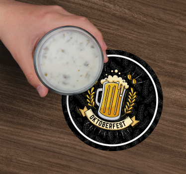 Posavasos de cerveza Fiesta de la cerveza oktoberfest - TenVinilo