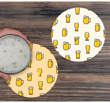 Posavasos de cerveza Patrón de cerveza - TenVinilo