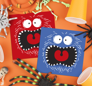 Posavasos de halloween moderno y colorido - TenVinilo
