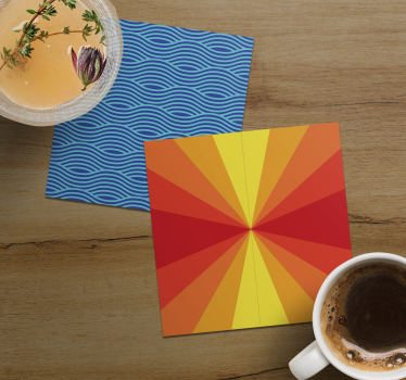 Posavasos estallido de color radiante - TenVinilo