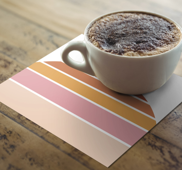 Posavasos formas de color superpuestas - TenVinilo