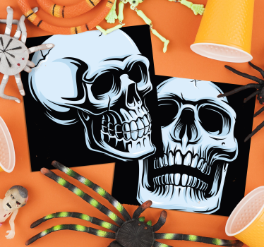 Posavasos frikis posavasos de calavera grande - TenVinilo