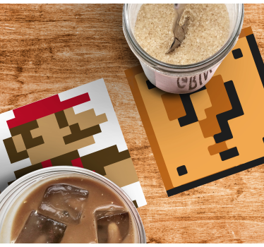 Posavasos frikis Temas de super mario - TenVinilo