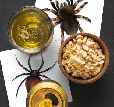 Posavasos halloween colección araña espeluznante - TenVinilo