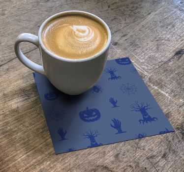 Posavasos halloween sombras espeluznantes - TenVinilo