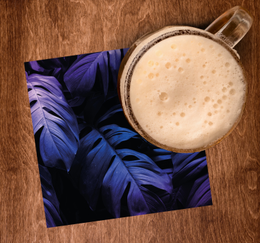 Posavasos motivos de follaje verde - TenVinilo