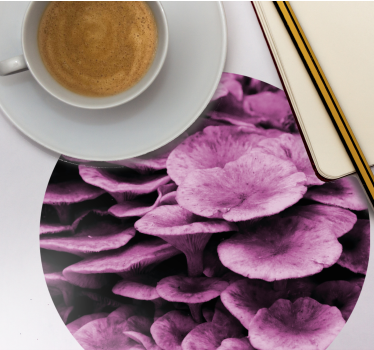 Posavasos patrón floral texturizado - TenVinilo