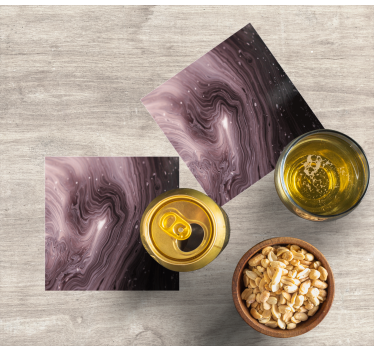 Posavasos patrón mármol fluido - TenVinilo
