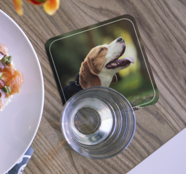 Posavasos personalizado con foto  - TenVinilo