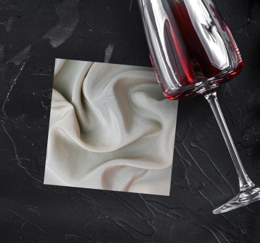 Posavasos textura suave de tela elegante - TenVinilo