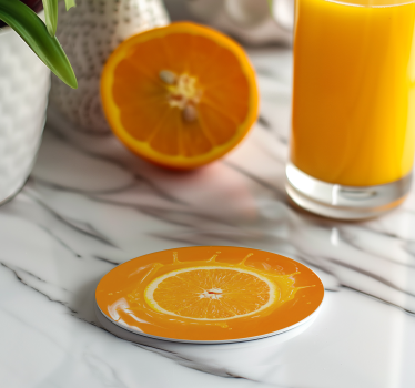 Posavasos zumo de naranja - TenVinilo
