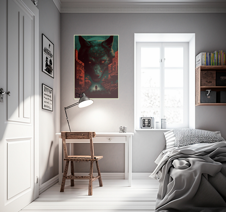 Poster animales de película de lobo - TenVinilo