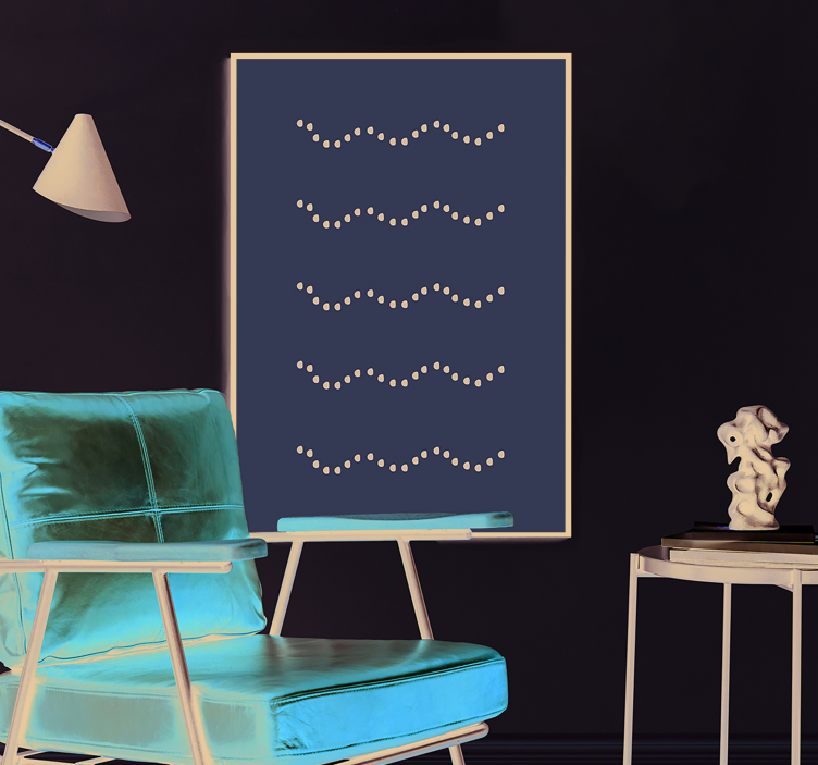 Poster nórdico piedras en el suelo - TenVinilo