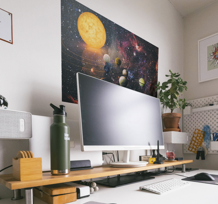 Poster para pared del sistema solar - TenVinilo