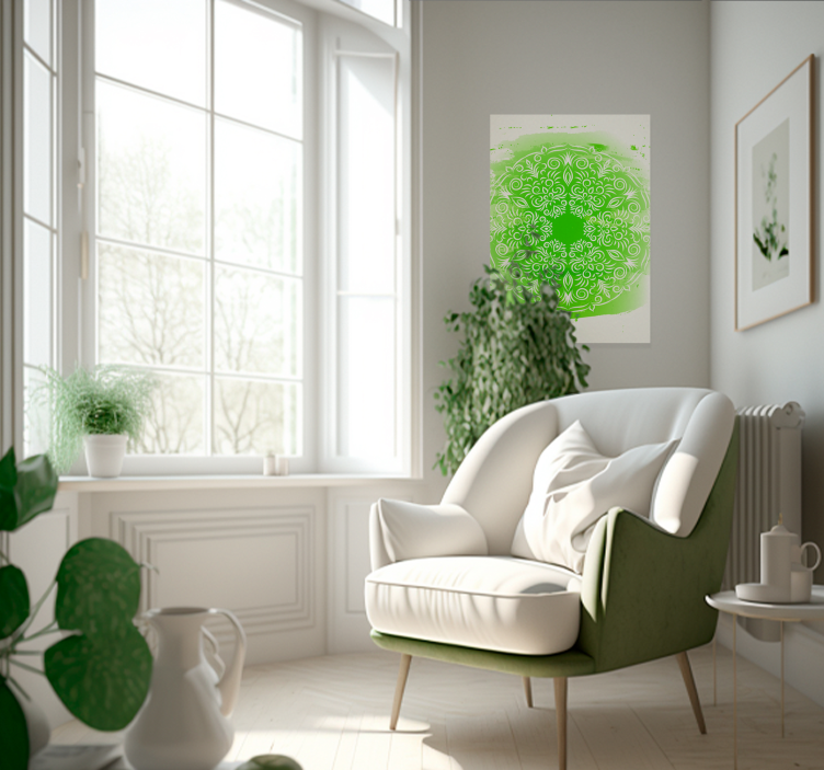 Poster zen arte de Mandala - TenVinilo