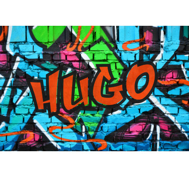 Cartel de graffiti personalizado - TenVinilo