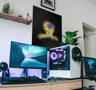 Poster de gaming realidad virtual - TenVinilo