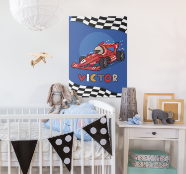 Póster infantil fórmula 1 - TenVinilo