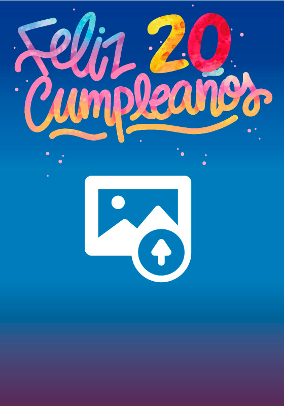 Poster personalizado feliz cumpleaños - TenVinilo
