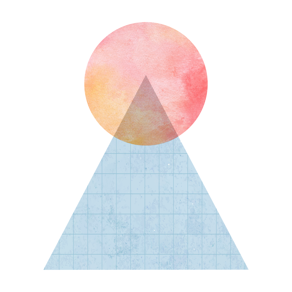 Poster salón triángulo de sol y arte mural - TenVinilo