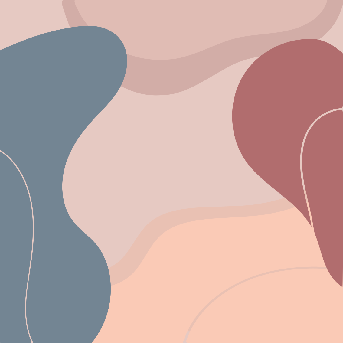 Poster salón colores suaves para decorar paredes - TenVinilo