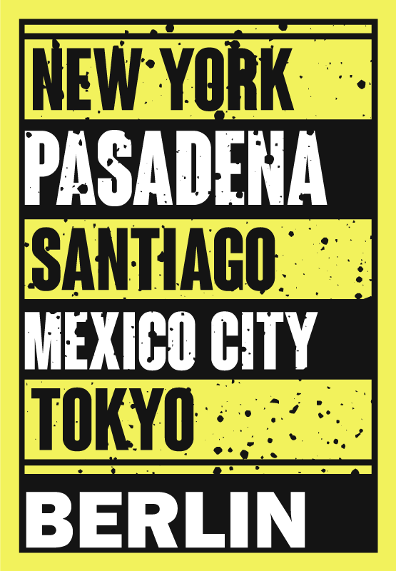 Poster con frases overlay de ciudades - TenVinilo