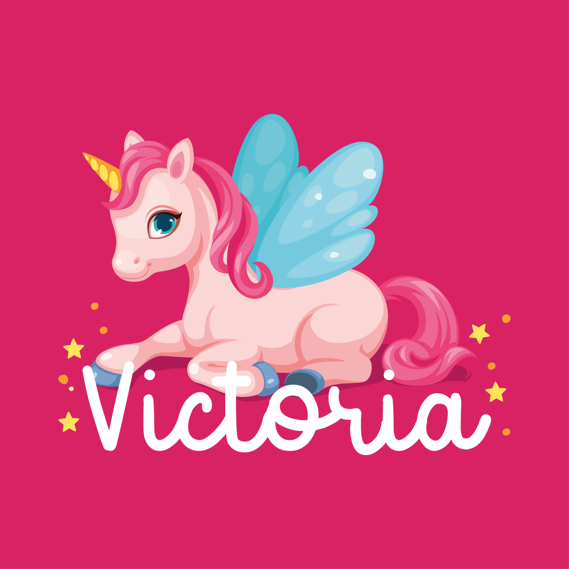 Poster personalizable criatura de fantasía linda - TenVinilo