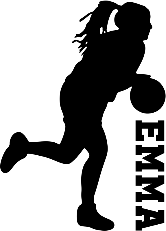 Poster baloncesto jugadora de baloncesto con nombre - TenVinilo