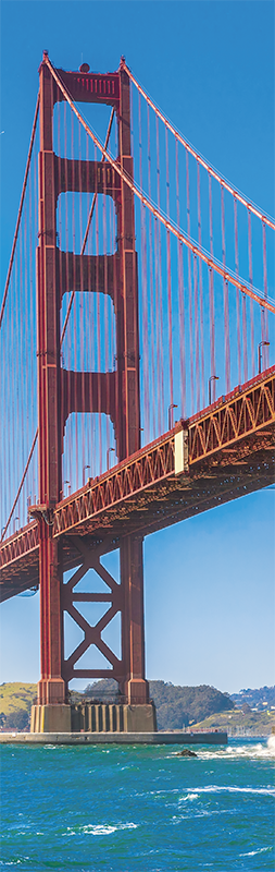 Poster paisajes nevera golden state - TenVinilo