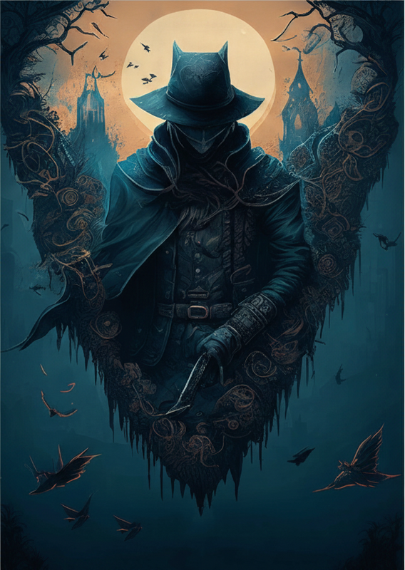 Poster juvenil póster de videojuego de misterio - TenVinilo