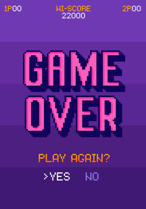 Poster videojuego fin de partida - TenVinilo