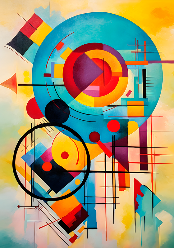 Poster arte expresionismo abstracto - TenVinilo