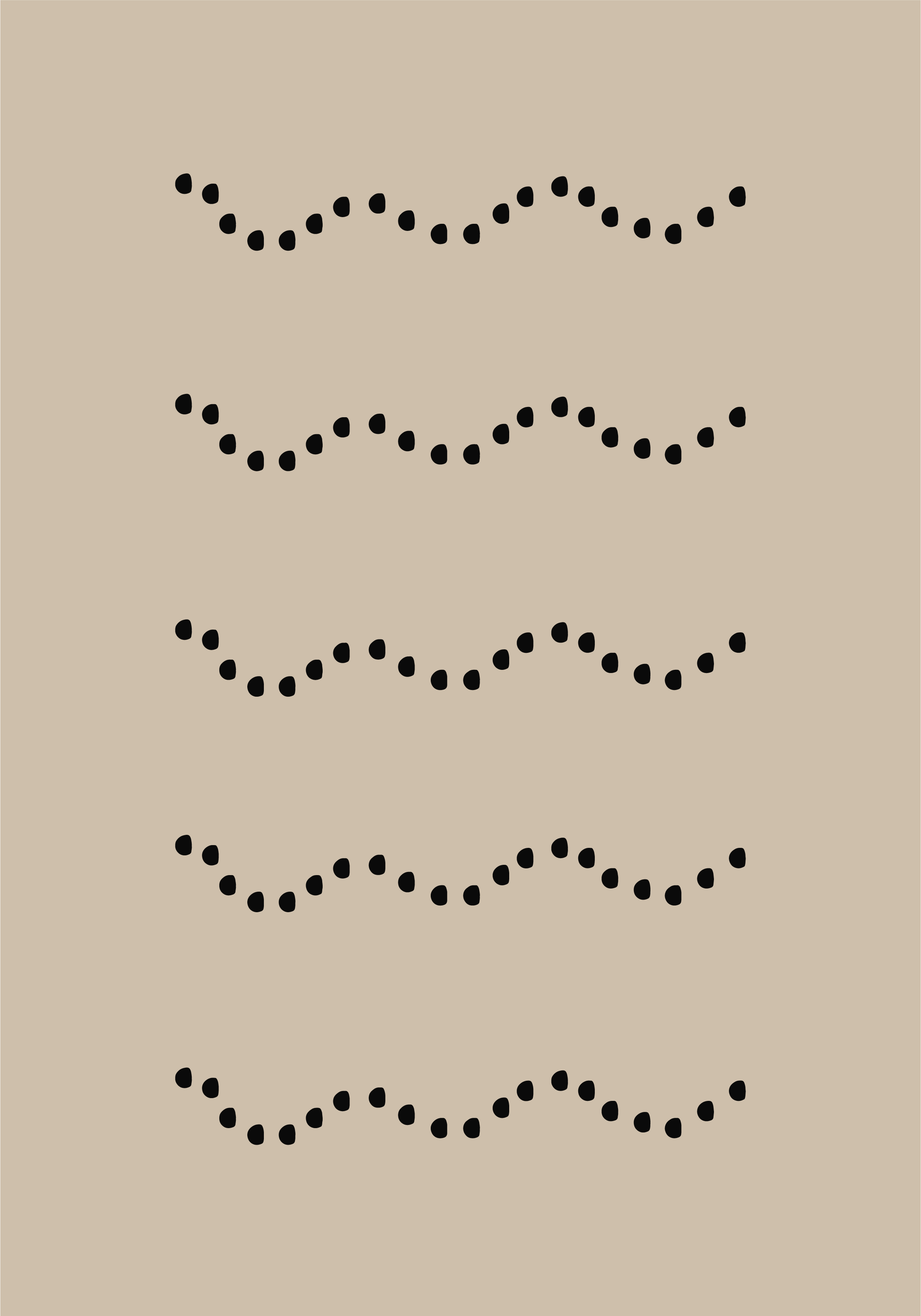 Poster nórdico piedras en el suelo - TenVinilo