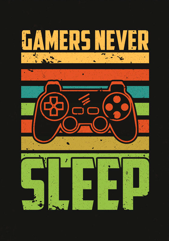 Poster videojuego diseño retro - TenVinilo