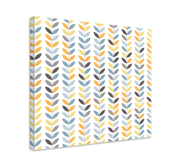 Cuadro nórdico hojas escandinavas - TenVinilo