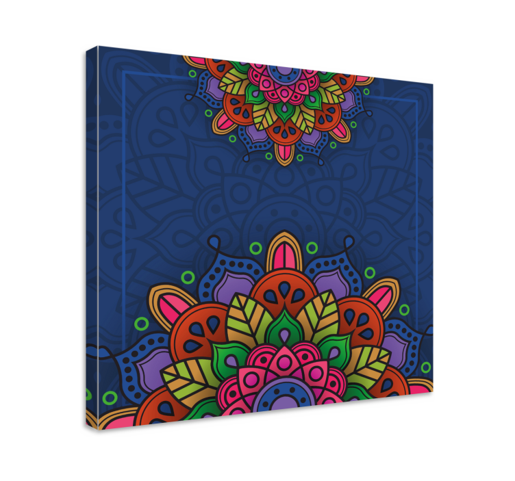 Cuadro de mandala patrón de mandala intrincado - TenVinilo