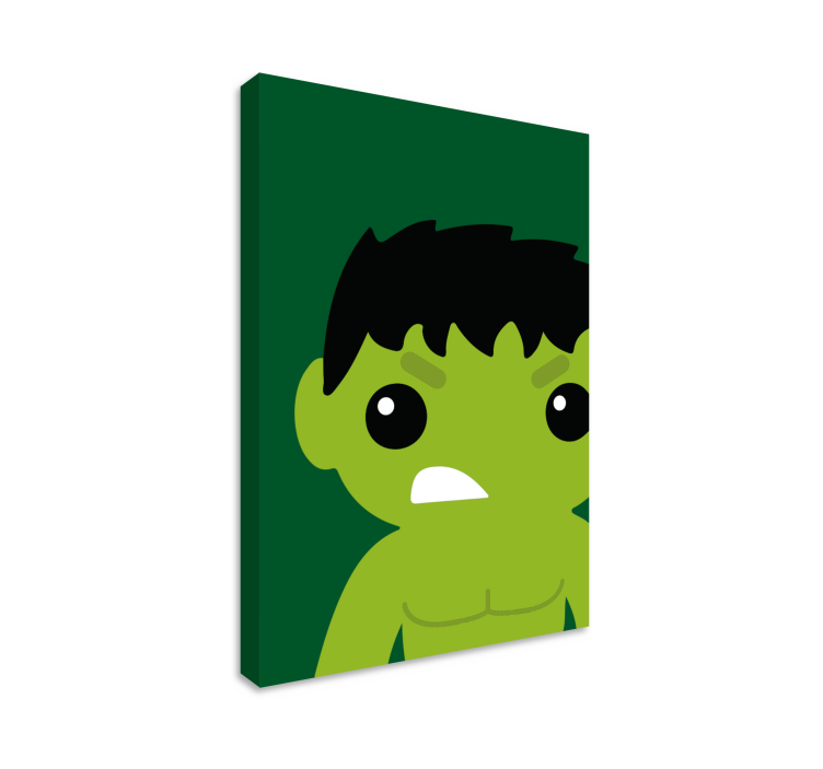 Cuadro de suphéroes Hulk infantil - TenVinilo