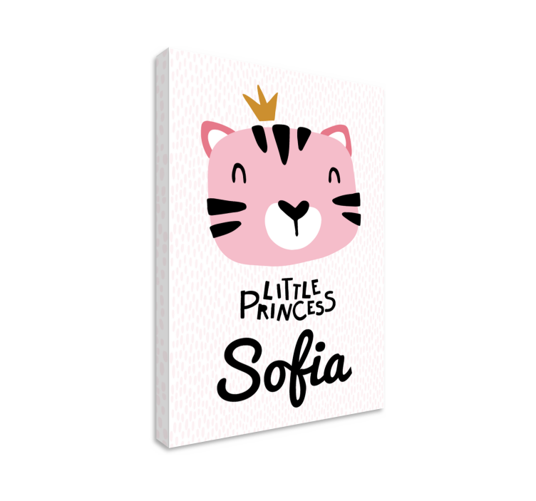 Cuadro para bebés princesita sofía - TenVinilo