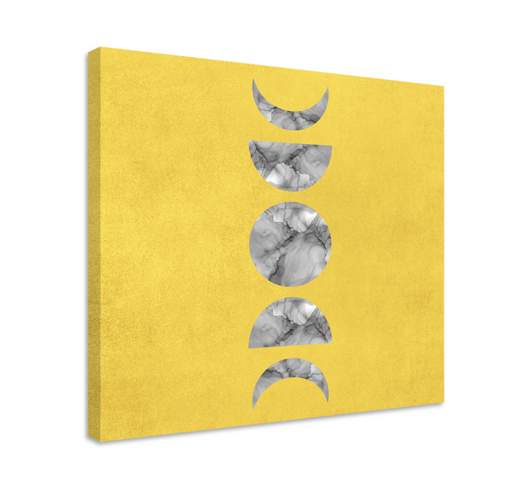 Cuadro abstracto fases de la naturaleza - TenVinilo