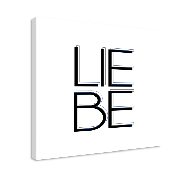 Cuadro frase la belleza de las palabras - TenVinilo