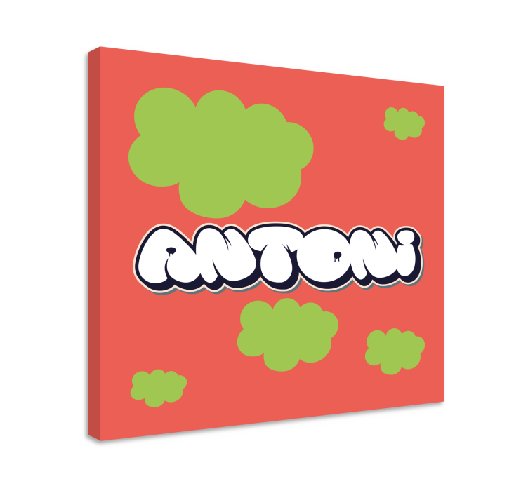 Cuadro abecedario estilo de letra divertido - TenVinilo