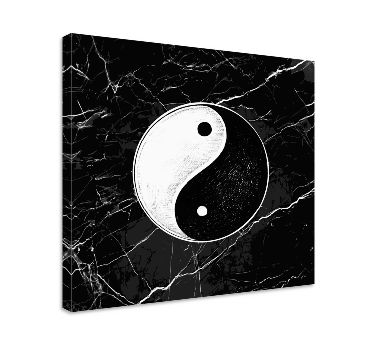 Cuadro casa Equilibrio original yin yang - TenVinilo