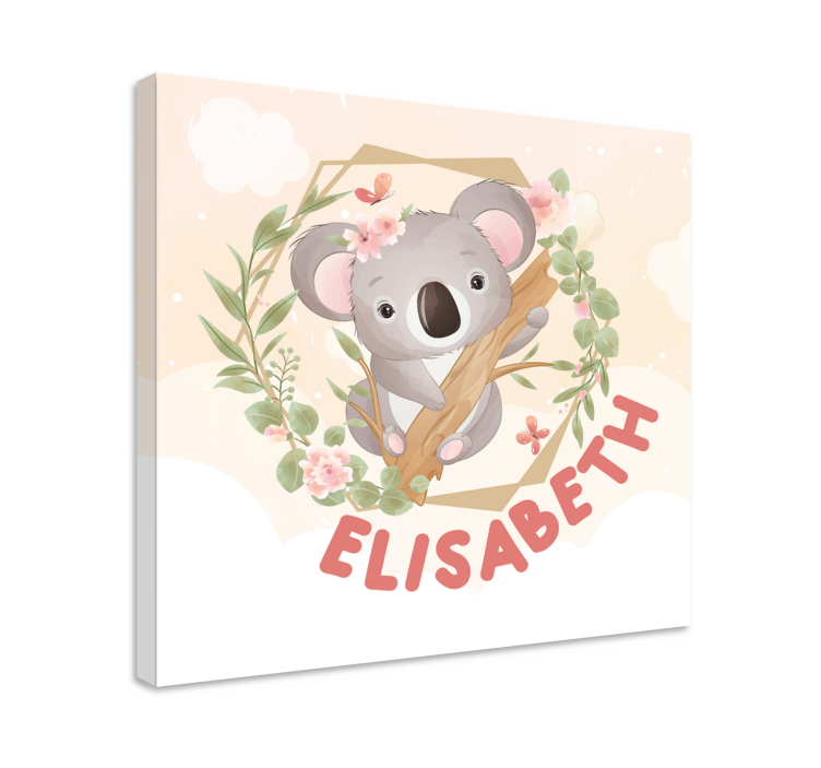 Cuadro animales koala personalizado - TenVinilo