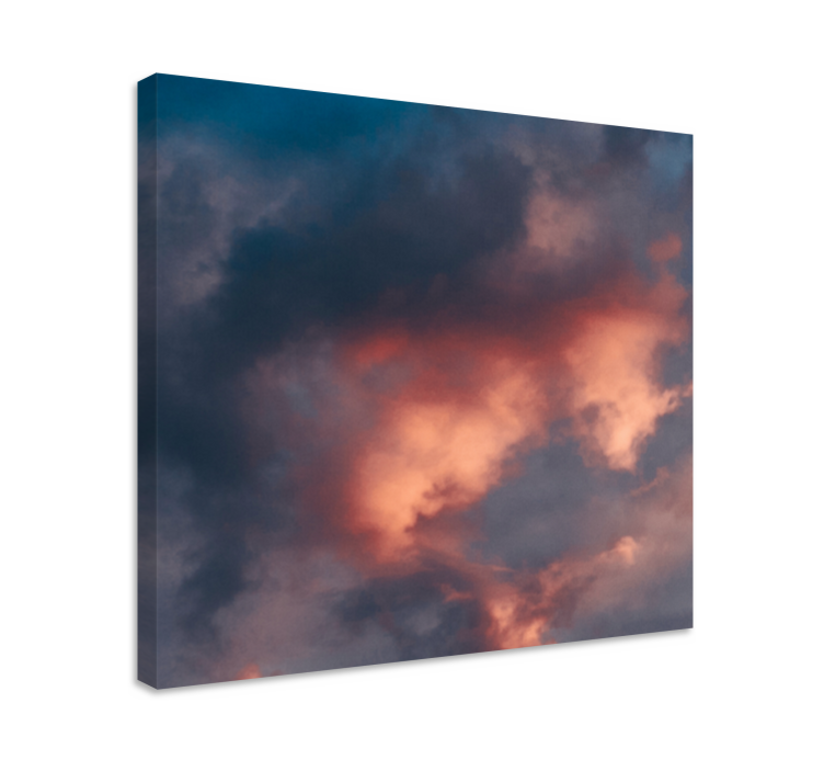 Cuadro paisajes patrones de nubes dramáticas - TenVinilo