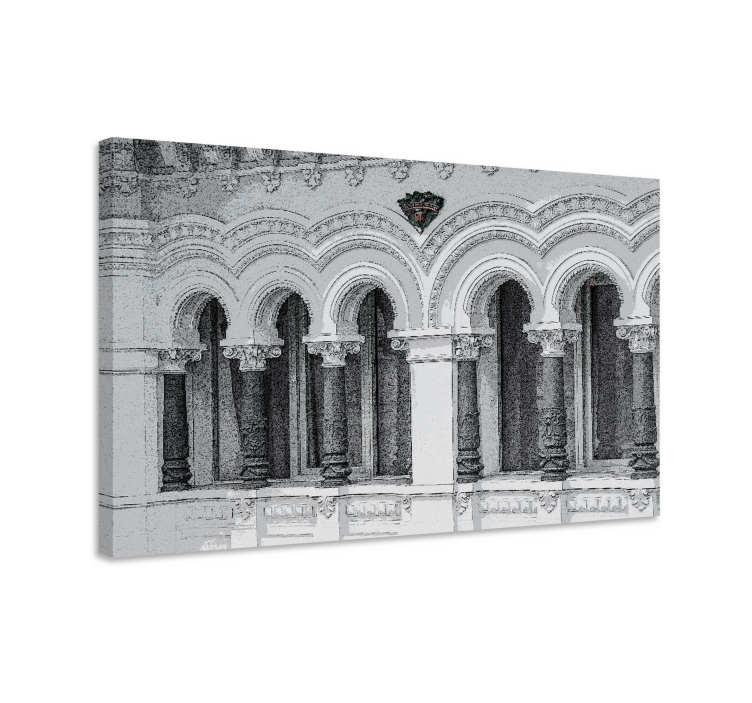 Cuadro 3d Arquitectura antigua 3d - TenVinilo