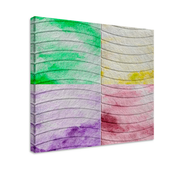 Cuadro para salón baldosas de las Ramblas - TenVinilo