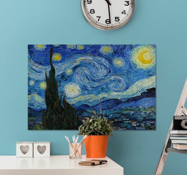 Cuadro La Noche estrellada de Van Gogh - TenVinilo